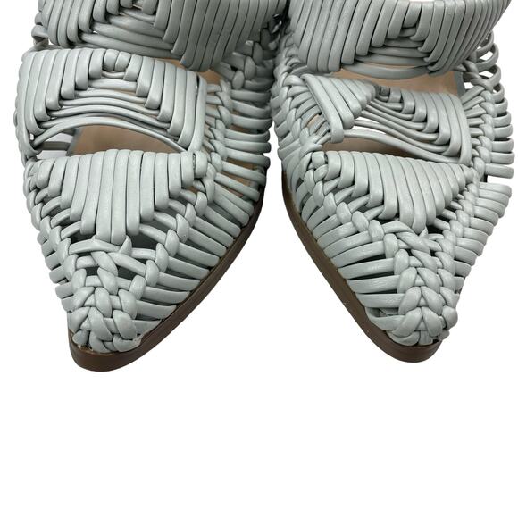 CROWN & IVY Piper Huarache Heel Mules Sz 8 - Picture 3 of 10